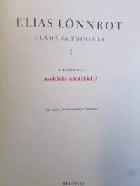 Elias Lönnrot elämä ja toiminta