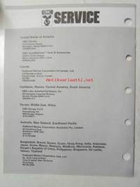 Johnson-Evinrude huolto 1993, 88, 90, 100, 115 65, 80JET, QUIET RIDER Models, final edition Parts catalog, katso tarkemmat malli merkinnät kuvasta.