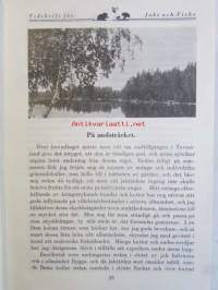 Tidskrift för Jakt och Fiske 1926 -vuosikerta sidottuna