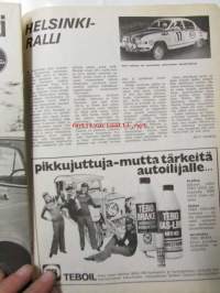 Vauhdin Maailma 1972 nr 12 -mm. Kun pelin nimi on Stock-Car, Saammeko esitellä Kari Grönberg, Weberit vireeseen, Mikroilu isienkin harrastus, Porsche mukaan