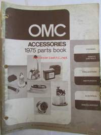 Johnson OMC Accessories 1975 parts book -varaosaluettelo