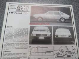 Volkswagen Passat ihmediesel / Tuulilasi 1979 eripainos koeajosta