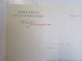 Perttelin Osuusmeijeri, Pertteli heinäkuun 25. 1939 -asiakirja