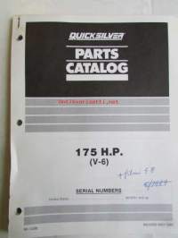 Quicksilver parts catalog 175 H.P. (V-&amp;) -Katso tarkemmat malli merkinnät kuvasta