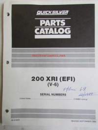 Quicksilver parts catalog 200 XRI (EFI) (V-6) -Katso tarkemmat malli merkinnät kuvasta