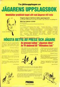Jägarens uppslagsbok, 1985. 8. painos.  Metsästäjän tietoteos.