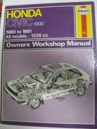 Honda Civic 1300. Owners Workshop Manual 1980-1981. Korjaamokäsikirja