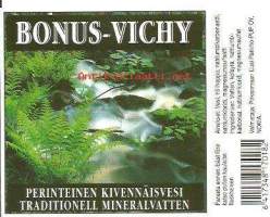 Bonus - Vichy - juomaetiketti
