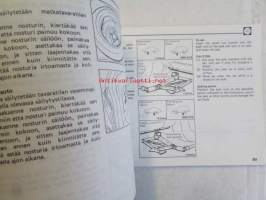 Mitsubishi Lancer Omistajan käsikirja - Owner&#039;s handbook