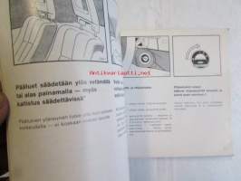 Opel kadett -Käyttö turvallisuus huolto