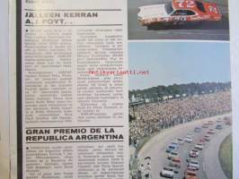 Vauhdin Maailma 1972 nr 4 -mm. Saksan uusi hopeanuoli, Uusi Renault 12 Gordini, Bill Sirois voitti jälleen, Simca 1000 Rallye 1, Tuiskusta tuuleen suosta