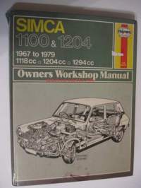 Simca 1100 &amp; 1204 1967 - 1979 Owners Workshop Manual