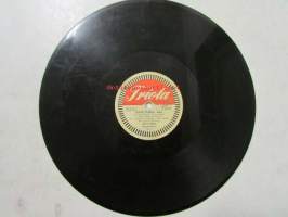 Triola - Zambesi foksi / Janne parka foksi, Olavi Virta orkestereineeni  -savikiekkoäänilevy, 78 rpm (T 4263)