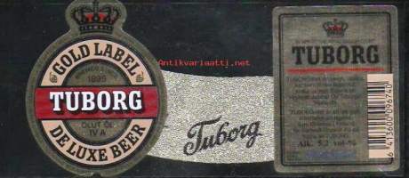 Tuborg IV A Gold Label - olutetiketti