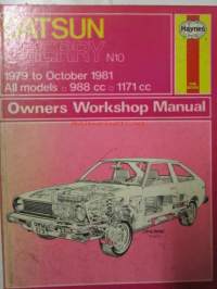 Datsun Cherry 1979-1981, 998, 1171 cc, Haynes Owner´s Workshop Manual -omistajan korjaamokäsikirja englanniksi