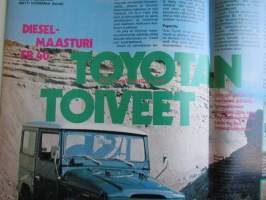 Vauhdin Maailma 1975 nr 10 -mm. Diesel Maasturi FB 40 Toyotan toiveet, Asiantuntijoita riittää autotekniikassa, Super Vee-kausi 1975 Superkausi Suomalaisilla,