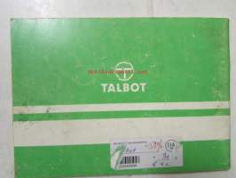 Talbot -Omistajan käsikirja