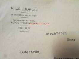 Nils Burud Aktiebolaget 10. mars 1921. -asiakirja
