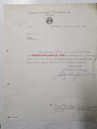Osuusliike Voima I.L., Tampereella elokuun 25. 1939. -asiakirja