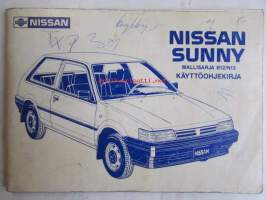 Datsun Nissan Sunny mallisarja B12/N13 -Käyttöohjekirja