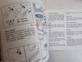 Datsun Nissan mallisarja K10 -Omistajan käsikirja