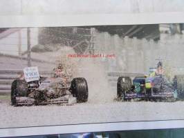 Vauhdin Maailma 1998 nr 8 -mm. Silverstonen taustat Mitä kuissien takana tapahtui?, formula 1 Ranska Englanti ja Itävalta Siniristiliput valoillaan, MM-ralli Uusi