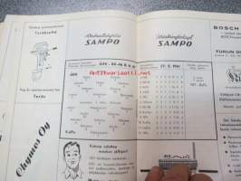 Suomi-sarja 27.5.1961  Länsilohko ÅIFK-BK -käsiohjelma
