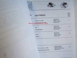 Lely Lelyterra -19/20C/20/22/33/44/44T/44X/66 Clod Comb Kit -Parts list, Maatalouskone???