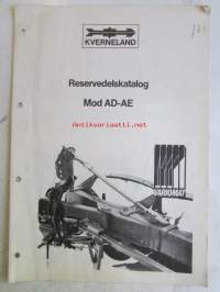 Kvernerland Reservedelskatalog Mod AD-AE
