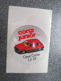 Corgi Junior Opel Corsa 1.3 SR -tarra