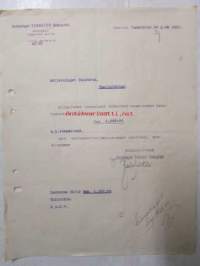 Aktiebolaget Tornator Osakeyhtiö, Imatra tammikuun 24. 1921 -asiakirja