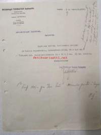 Aktiebolaget Tornator Osakeyhtiö, Imatra 7. heinäkuuta 1921 -asiakirja