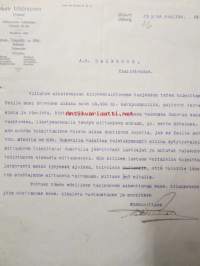 Matti Väänänen Terva-, Tärpätti-, ja Pikitehdas, Viipuri 23. maaliskuuta 1921 -asiakirja