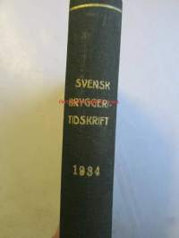 Svenska Bryggareföreningens Månadsblad - Organ för Svenska bryggareföreningen och Svenska bryggmästareförbrudet, XLIX Årgången 1934