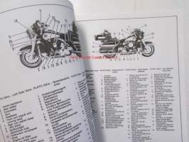 Harley Davidson 1992 motorcycles owner´s manual, käyttöohjekirja