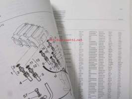 Massey Ferguson 240 Combine Parts book - Leikkuupuimurin varaosakirja, 5 kielen versio