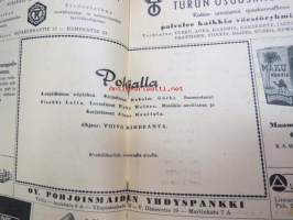 Turun kaupunginteatteri 1952-1953 Pohjalla / Maxim Gorgi -teatterin käsiohjelma