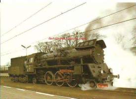 Steam locomatives Series Ol49,   1951-54 Puola  - höyryveturi, veturi juna