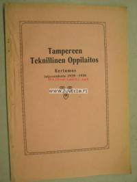 Tampereen Teknillinen Oppilaitos kertomus lukuvuodesta 1929-1930