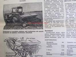 Koneviesti 1972 nr 5 -mm. Lannanpoisto puristimella, Pätkä pois ja peltoa lisää, Rivilannoitus perunaviljelyssä, Rehurobotti, Onko kyntö välttämätöntä?,