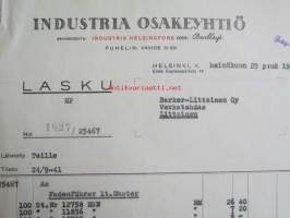 Industria Osakeyhtiö, Helsinki heinäkuun 29. 1942. -asiakirja