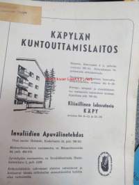 Suomen Invaliidi 1955 numerot 1,2,3,5,6,7-8