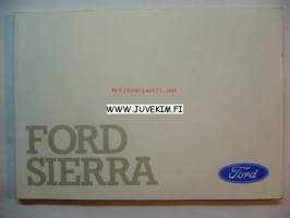 Ford Sierra -omistajan käsikirja / käyttöohjekirja