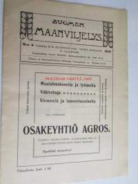 Suomen Maanviljelys 1915 nr 4, turnipsin naatit, amerikkalainen perunain talvivihantalannoitustapa,  vihantalannoituksesta sinilupiinilla