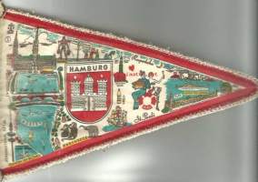 Hamburg  - matkailuviiri  ,  23 x 15 cm