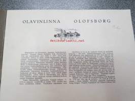 Olavinlinna (Savonlinna) / Olofsborg -opas- / kuvakirja 1920