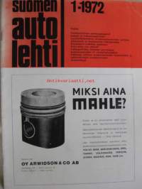 Suomen Autolehti 1972 nr 1