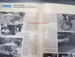 Schmidt Streugeräte -hiekoituslaitteita ym. työkoneita Unimog-ajoneuvoja varten -myyntiesite