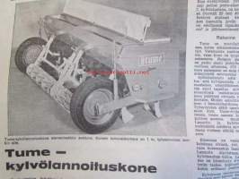 Koneviesti 1969 nr 24-25 -mm. Dieselmoottori, Traktorin tärinä - terveyden ja turvallisuuden vaarantaja, Traktorin tärinä - terveyden ja turvallisuuden