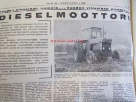 Koneviesti 1969 nr 24-25 -mm. Dieselmoottori, Traktorin tärinä - terveyden ja turvallisuuden vaarantaja, Traktorin tärinä - terveyden ja turvallisuuden